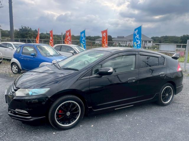 インサイト LS 無限リアスポイラーマフラーフルエアロSSR16AW赤キャリパー前後ドラレコ黒革シートカバー(44枚目)