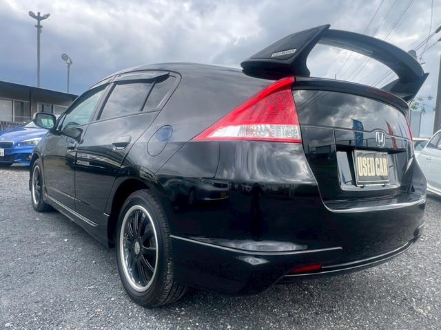 インサイト LS 無限リアスポイラーマフラーフルエアロSSR16AW赤キャリパー前後ドラレコ黒革シートカバー(45枚目)