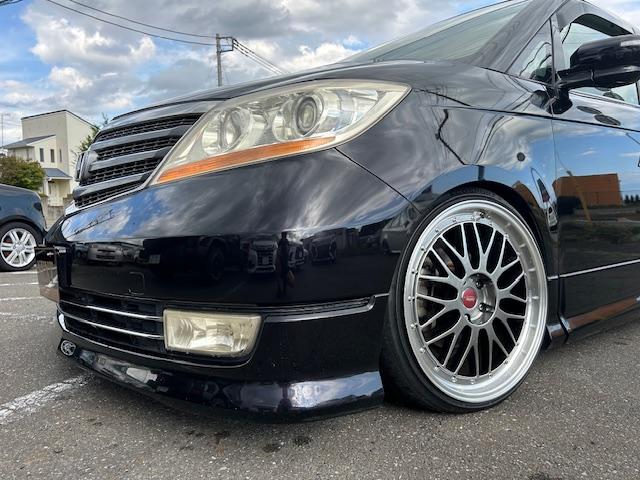 エリシオンプレステージ S HDDナビスペシャルパッケージ 社外20インチアルミホイール ラルグス車高調 クスコアッパーアーム(公認取得済み)ハーフレザーシート HIDヘッドライト 純正HDDナビ バックモニター キーレス 両側パワースライドドア(8枚目)