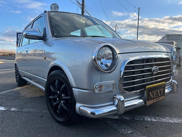 ミラジーノ ジーノターボ　社外１４インチアルミホイール前後６Ｊ　タナベ車高調　後期モデル　キーレス　タイベル交換済み　ＥＴＣ　フロアマット　同色保修塗装済み　記録簿（7枚目）