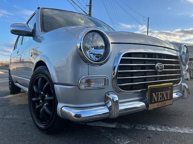 ミラジーノ ジーノターボ　社外１４インチアルミホイール前後６Ｊ　タナベ車高調　後期モデル　キーレス　タイベル交換済み　ＥＴＣ　フロアマット　同色保修塗装済み　記録簿（8枚目）