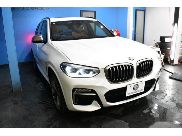 Ｘ３ Ｍ４０ｄ　セレクト＆ハイラインＰ　パノラマサンル－フ　全席ヒ－タ－付茶革　ハ－マンカ－ドン　ＬＥＤヘッドライト　追従ＡＣＣ　ＨＵＤ　ＬＣＷ　２１ＡＷ　タッチパネルナビ全周囲カメ　電動Ｒゲート　２年保証（70枚目）