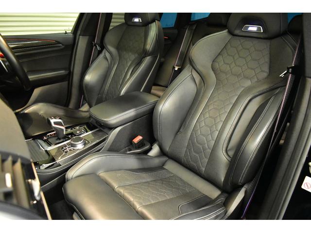 Ｘ３ Ｍ コンペティション　５１０馬力　パノラマサンＲ　全席ヒ－タ－Ｆベンチレ－ション付黒革Ｍスポ－ツシ－ト　Ｍシートベルト　２１ＡＷ　Ｍスポ－ツエグゾ－スト　タッチパネルナビハ－マンカ－ドン　ＡＣＣ　ＨＵＤ　ＬＥＤ　２年保証（56枚目）