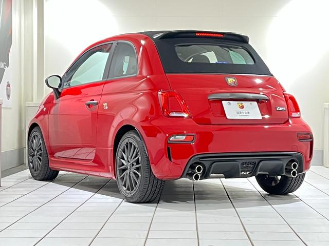 アバルト595 F595C 全国160台限定車 キャンバストップ。バックカメラ バックソナー(6枚目)