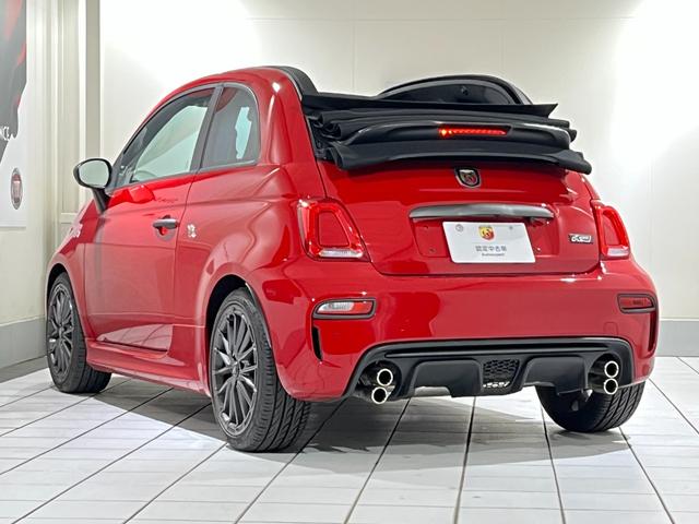 アバルト595 F595C 全国160台限定車 キャンバストップ。バックカメラ バックソナー(7枚目)