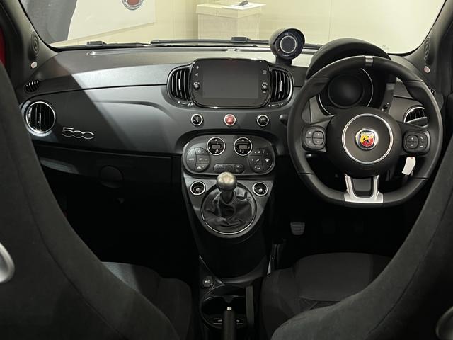 アバルト595 F595C 全国160台限定車 キャンバストップ。バックカメラ バックソナー(12枚目)