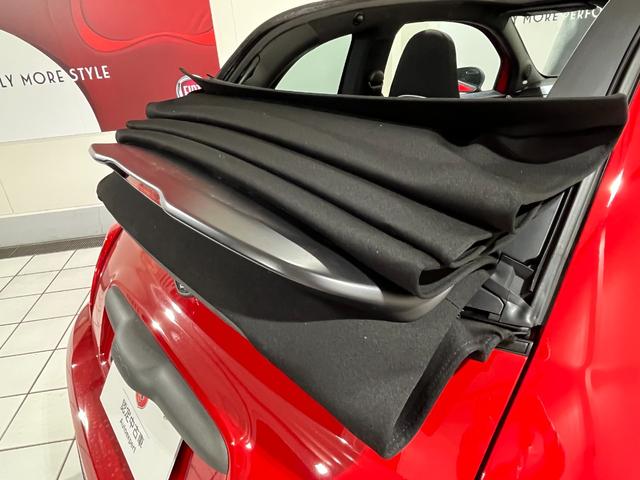 アバルト595 F595C 全国160台限定車 キャンバストップ。バックカメラ バックソナー(15枚目)