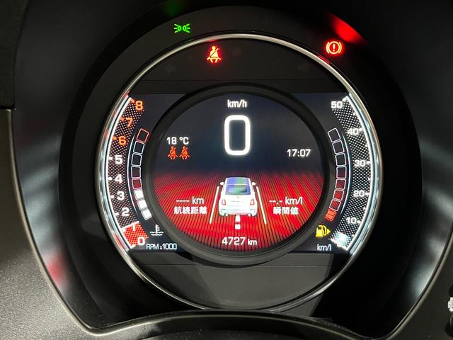 アバルト595 F595C 全国160台限定車 キャンバストップ。バックカメラ バックソナー(27枚目)