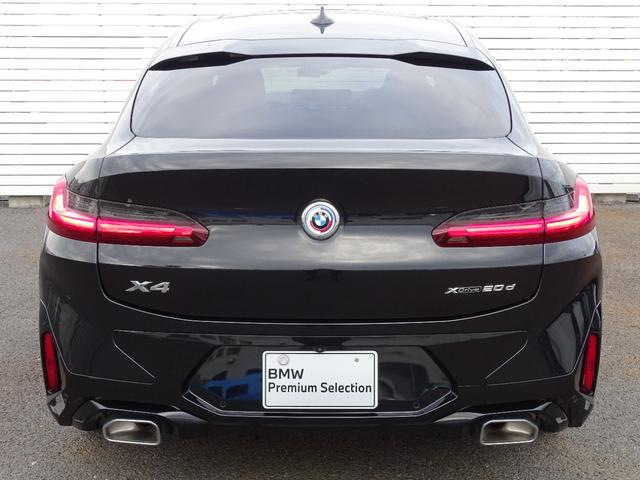 Ｘ４ ｘＤｒｉｖｅ　２０ｄ　Ｍスポーツ　正規認定中古車　１オーナー　禁煙車　レッドステッチレザーシート　セレクトＰＫＧ　ステアリングヒーター　パノラマサンルーフ　前後シートヒーター　ＨＡＲＭＡＮ／ＫＡＲＤＯＮ　ＨＵＤ　地デジ　ドラレコ前後（5枚目）