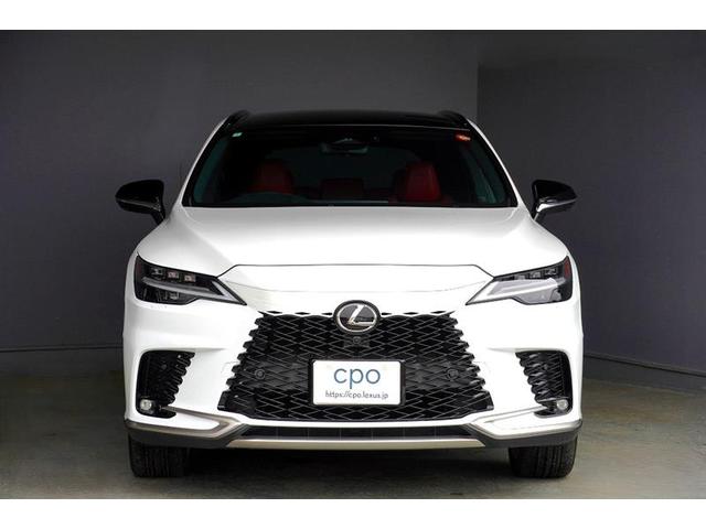 RX RX350 Fスポーツ レクサス認定中古車(CPO) パノラマルーフ 14インチディスプレイナビ ETC2.0 三眼フルLED ブラインドスポットモニター アクセル踏み間違い防止&衝突回避支援ブレーキ(5枚目)