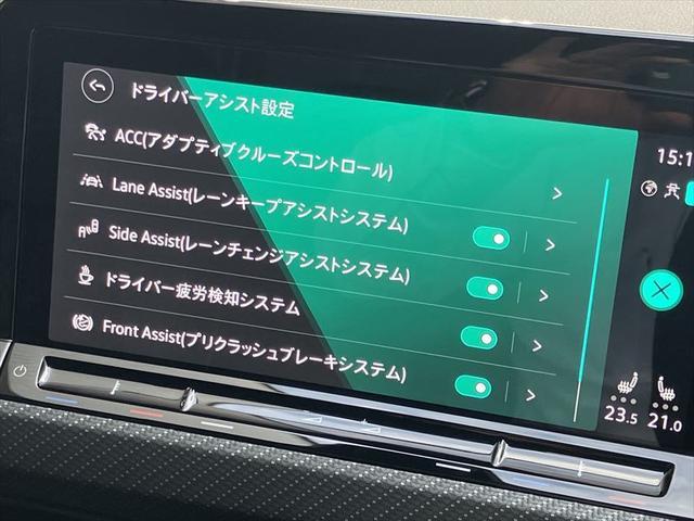 ゴルフヴァリアント ｅＴＳＩ　Ｒライン　プラチナムエディション　Ｄｅｍｏ　Ｃａｒ　オリックスホワイトＭＯＰＥ　ＮＡＶＩ　ＥＴＣ　Ｂモニター　Ｂｌｕｅｔｏｏｔｈ　ＡｐｐＣｏｎｎｅｃｔ　ＴＶ　コーナーセンサー　ガソリン車（36枚目）