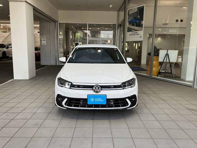 ポロ TSI Rライン OneOwner ピュアホワイト NAVI ETC Bモニター Bluetooth AppConnect 障害物センサー ドライブレコーダー エマージェンシーブレーキ(2枚目)