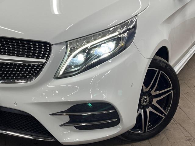 Ｖクラス Ｖ２２０ｄ　アバンギャルド　ロング　ＡＭＧライン　エクスクルーシブシートパッケージ　パノラミックスライディングルーフ　レーダーセーフティパッケージ　純正ナビ　全周囲カメラ　ＬＥＤヘッドライト　アダプティブハイビーム　黒革シート　パワーバックドア（14枚目）