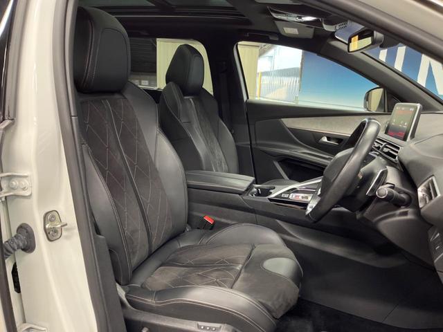 ５００８ ＧＴ　ブルーＨＤｉ　ファーストクラスパッケージ　パノラミックサンルーフ　Ａｐｐｌｅｃａｒｐｌａｙ　７人乗り　シートヒーター　パワーシート　３６０度ビジョン　純正１８インチアルミ　パワーバックドア　スポーツモード　ＥＴＣ（9枚目）