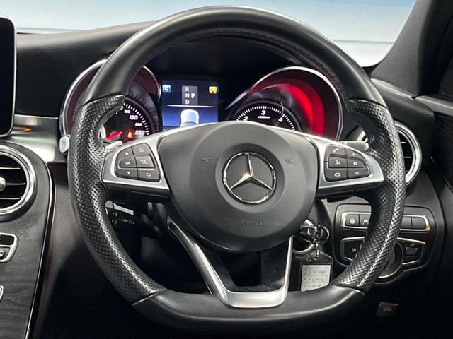 Cクラスステーションワゴン C220d ステーションワゴンローレウスエディション パノラミックスライディングルーフ レーダーセーフティパッケージ 純正ナビ フルセグ バックカメラ 黒革シート シートヒーター パワーシート パワーバックドア LEDヘッドライト LEDフォグライト(12枚目)