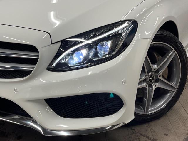 Cクラスステーションワゴン C220d ステーションワゴンローレウスエディション パノラミックスライディングルーフ レーダーセーフティパッケージ 純正ナビ フルセグ バックカメラ 黒革シート シートヒーター パワーシート パワーバックドア LEDヘッドライト LEDフォグライト(13枚目)