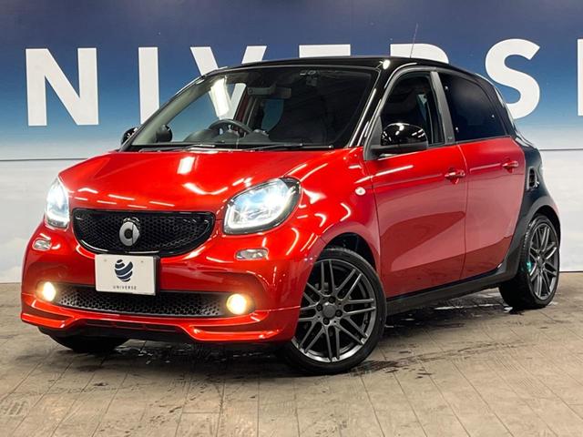 スマートフォーフォー BRABUS スポーツ ガラスルーフ ナビ バックカメラ レーンキーピングアシスト パークディスタンスコントロール フルセグ Bluetooth 黒革シート シートヒーター LEDヘッドライト オートエアコン ETC 禁煙車(22枚目)
