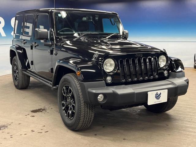 ジープ・ラングラーアンリミテッド サハラ　ナビ　サイド・バックカメラ　黒革シート　シートヒーター　クルーズコントロール　ダウンヒルアシスト　オートエアコン　フォグライト　オートライト　純正１８インチアルミホイール　Ｂｌｕｅｔｏｏｔｈ　ＥＴＣ（17枚目）