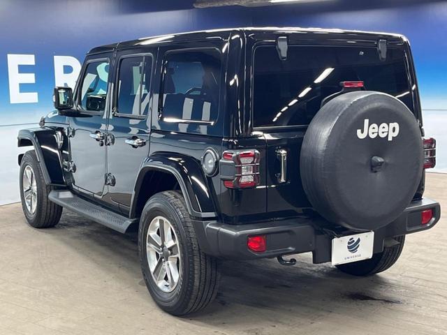 ジープ・ラングラーアンリミテッド サハラ　純正ナビ　フルセグ　バックカメラ　アダプティブクルーズコントロール　ブラインドスポットアシスト　黒革シート　シートヒーター　ＬＥＤヘッドライト　ＬＥＤフォグライト　オートハイビーム　スマートエントリー（26枚目）