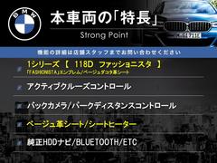 １シリーズ １１８ｄ　ファッショニスタ　特別仕様車ファッショニスタ　アクティブクルーズコントロール　純正ＨＤＤナビ 9503546A20240404Q004 3