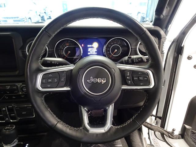 ジープ・ラングラーアンリミテッド ワンオーナー 黒革シ-ト LEDライト Bカメラ Bluetooth純正ナビ 前後ドラレコ AppleCarPlay ナビ フルセグTV レーダーブレーキ BMS Bカメラ ETC 純正アルミ(25枚目)