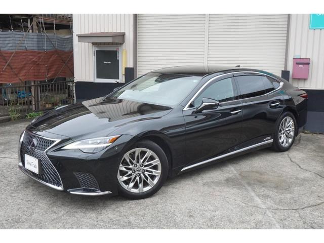 LS LS500h エグゼクティブ ワンオーナー車・アドバンストパーク・マークレビンソン・リヤエンタメ・レクサスセーフティーシステム・ブラック本革シート・リフレッシングシート・1500Wコンセント・デジタルインナーミラー(2枚目)