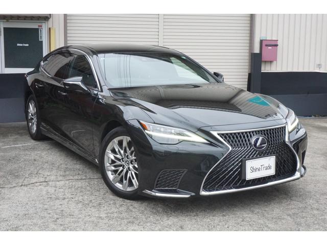 LS LS500h エグゼクティブ ワンオーナー車・アドバンストパーク・マークレビンソン・リヤエンタメ・レクサスセーフティーシステム・ブラック本革シート・リフレッシングシート・1500Wコンセント・デジタルインナーミラー(3枚目)