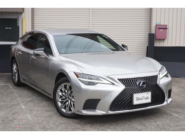 LS LS500h エグゼクティブ ワンオーナー車・アドバンストパーク・マークレビンソン・リヤエンタメ・レクサスセーフティーシステム・ブラック本革シート・リフレッシングシート・1500Wコンセント・デジタルインナーミラー(3枚目)