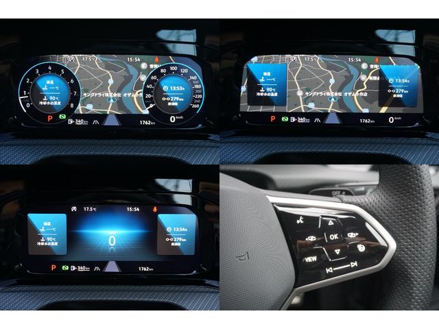 デジタルメータークラスター・大型１０．２５インチＴＦＴ液晶ディスプレイ。通常のメーター表示やナビゲーションマップ、アシストシステムなど、好みに応じて表示を切り替え可能です。