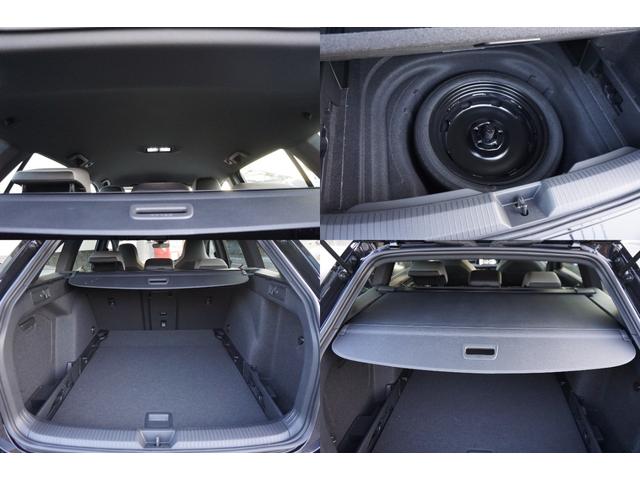 綺麗なラゲージスペースです。分割可倒式リヤシートでたくさんの荷物や長い荷物も運べて、低い開口部は積み降ろしもスムーズです。