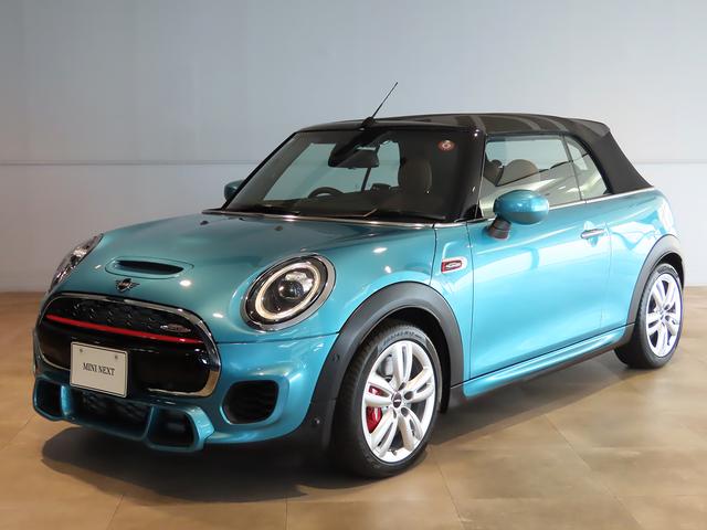ＭＩＮＩ ジョンクーパーワークス　コンバーチブル　認定中古車輌　禁煙ワンオーナー整備記録簿　ＡＣＣ搭載　ヒーター付モルトブラウンレザーシート　走行距離０．５万キロ　タッチＨＤＤナビ　ＥＴＣ　パークセンサー付バックカメラ　ヘッドアップディスプレイ（2枚目）