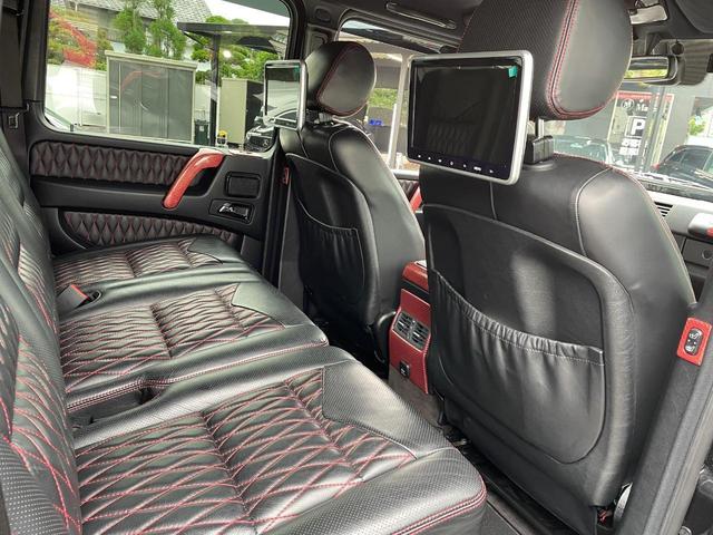 Ｇクラス Ｇ５５　ＢＲＡＢＵＳ　Ｋ８　サンルーフ・ＲＥＤカーボン・レザーシート・パワーシート・シートヒーター・後席モニター禁煙車（19枚目）