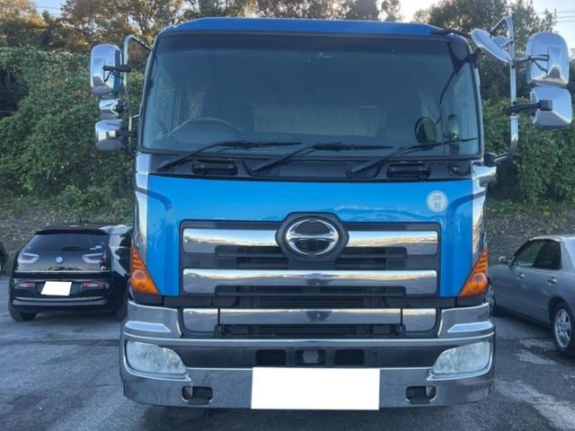 プロフィア 積載車 大型キャリア セルフローダー セーフティーローダー 12.2トン積み ユニックハイキャリア UL-150BRS ハイジャッキ ベッド付 ラジコン ウィンチ付 バックモニター ドライブレコーダー 後輪エアサス スペアキー ETC メッキパーツ 電動ミラー(2枚目)