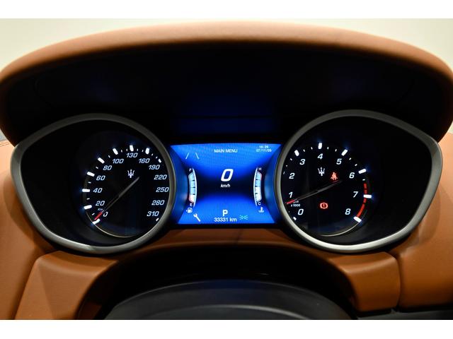 ギブリ グランスポーツ 茶革 レッドキャリパー アルカンターラヘッドライナー サンルーフ コーナーセンサー サラウンドビューカメラ 本革シート バックモニター スマートキー LED ターボ ナビTV 1オーナー ETC(28枚目)