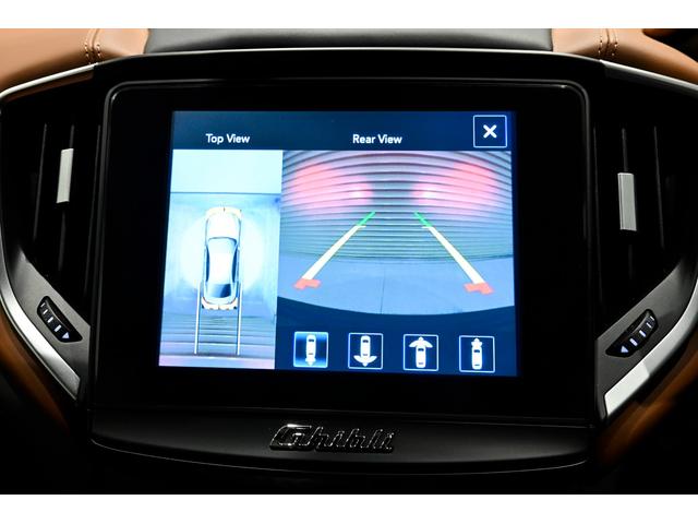 ギブリ グランスポーツ 茶革 レッドキャリパー アルカンターラヘッドライナー サンルーフ コーナーセンサー サラウンドビューカメラ 本革シート バックモニター スマートキー LED ターボ ナビTV 1オーナー ETC(47枚目)