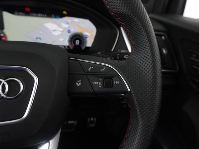 SQ5 ベースグレード ブラックスタイリング&コンフォート&レザーパッケージ 認定中古車 アダプティブSスポーツエアサスペンション カラードブレーキキャリパー レッド パノラマサンルーフ ステアリングヒーター(13枚目)