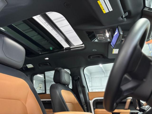 ディフェンダー 110X-ダイナミックHSE D300 ディーゼルターボ 4WD ボンネットブラック塗装 レッドキャリパー リアスムージングパネル(スペアタイヤ&ブラケット有) パノラミックスライディングルーフ 社外液晶ルームミラー 保 取 スペアキー(37枚目)