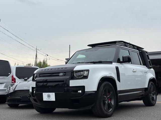 ディフェンダー 110X D300 ディーゼルターボ 4WD 22インチAW「スタイル5098」 レッドキャリパー オレンジリアリカバリーフック スモークドリアライト パノラミックスライディングルーフ インテリアビューミラー(9枚目)