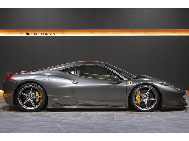 458イタリア ベースグレード 20インチダイアモンドカット鍛造AW ブリリアント可変バルブマフラー ロベルタリフティング クレマレザー カーボンエアロ 正規ディーラー車(16枚目)