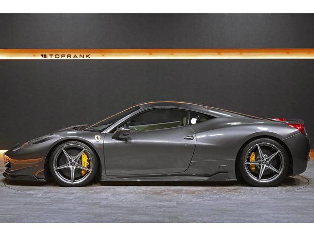 458イタリア ベースグレード 20インチダイアモンドカット鍛造AW ブリリアント可変バルブマフラー ロベルタリフティング クレマレザー カーボンエアロ 正規ディーラー車(20枚目)