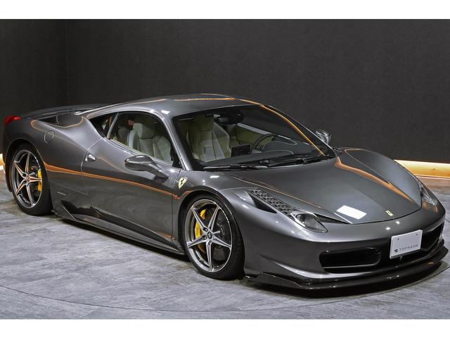 458イタリア ベースグレード 20インチダイアモンドカット鍛造AW ブリリアント可変バルブマフラー ロベルタリフティング クレマレザー カーボンエアロ 正規ディーラー車(22枚目)