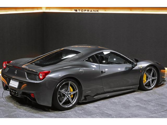 458イタリア ベースグレード 20インチダイアモンドカット鍛造AW ブリリアント可変バルブマフラー ロベルタリフティング クレマレザー カーボンエアロ 正規ディーラー車(25枚目)