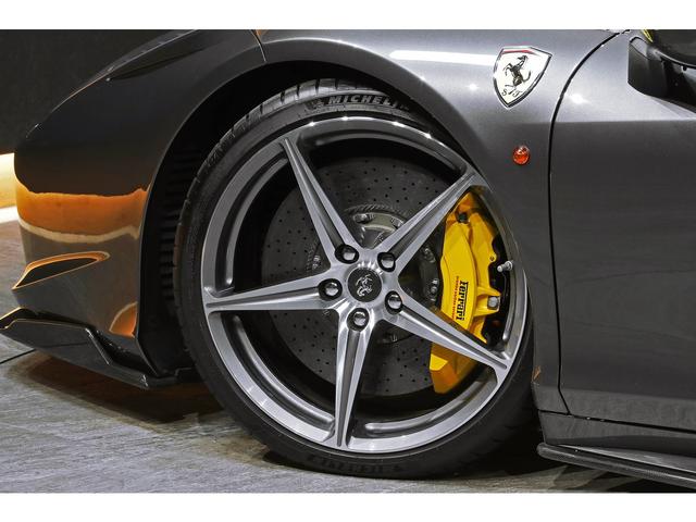 458イタリア ベースグレード 20インチダイアモンドカット鍛造AW ブリリアント可変バルブマフラー ロベルタリフティング クレマレザー カーボンエアロ 正規ディーラー車(37枚目)