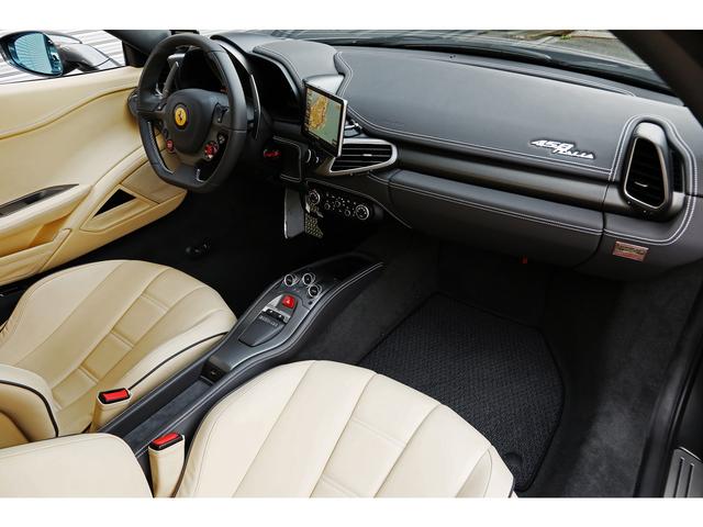 458イタリア ベースグレード 20インチダイアモンドカット鍛造AW ブリリアント可変バルブマフラー ロベルタリフティング クレマレザー カーボンエアロ 正規ディーラー車(48枚目)