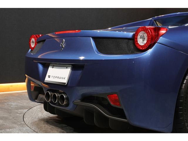 ４５８スパイダー ベースグレード　Ｆ１　ＤＣＴ　ブルーミラボー　クオイオレザー　カーボンドライビングゾーン＋ＬＥＤステアリング　２０インチ鍛造ＡＷ　正規ディーラー車（35枚目）