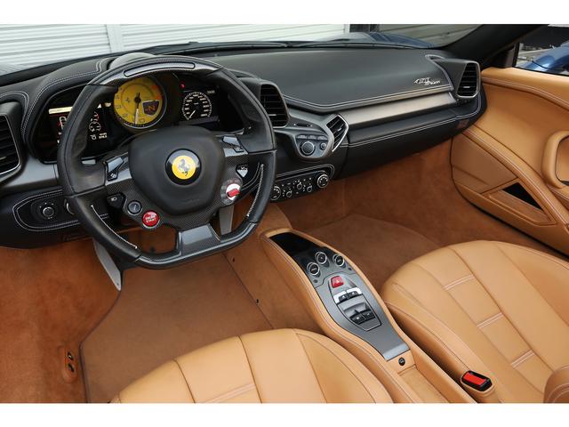 ４５８スパイダー ベースグレード　Ｆ１　ＤＣＴ　ブルーミラボー　クオイオレザー　カーボンドライビングゾーン＋ＬＥＤステアリング　２０インチ鍛造ＡＷ　正規ディーラー車（45枚目）