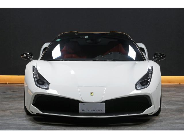 488スパイダー ベースグレード F1 DCT カーボンドライビングゾーン レーシングシート カーボンエアロ VOSSEN21/22インチAW ブリリアントマフラー(6枚目)