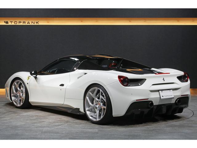 488スパイダー ベースグレード F1 DCT カーボンドライビングゾーン レーシングシート カーボンエアロ VOSSEN21/22インチAW ブリリアントマフラー(21枚目)