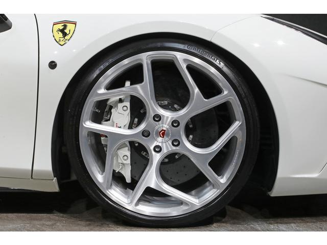 488スパイダー ベースグレード F1 DCT カーボンドライビングゾーン レーシングシート カーボンエアロ VOSSEN21/22インチAW ブリリアントマフラー(39枚目)