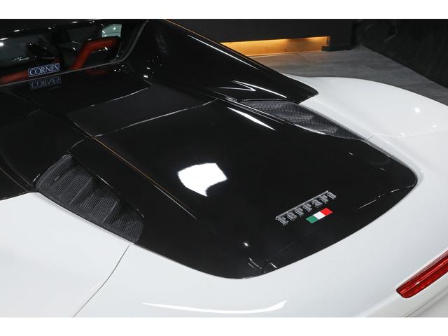 488スパイダー ベースグレード F1 DCT カーボンドライビングゾーン レーシングシート カーボンエアロ VOSSEN21/22インチAW ブリリアントマフラー(43枚目)